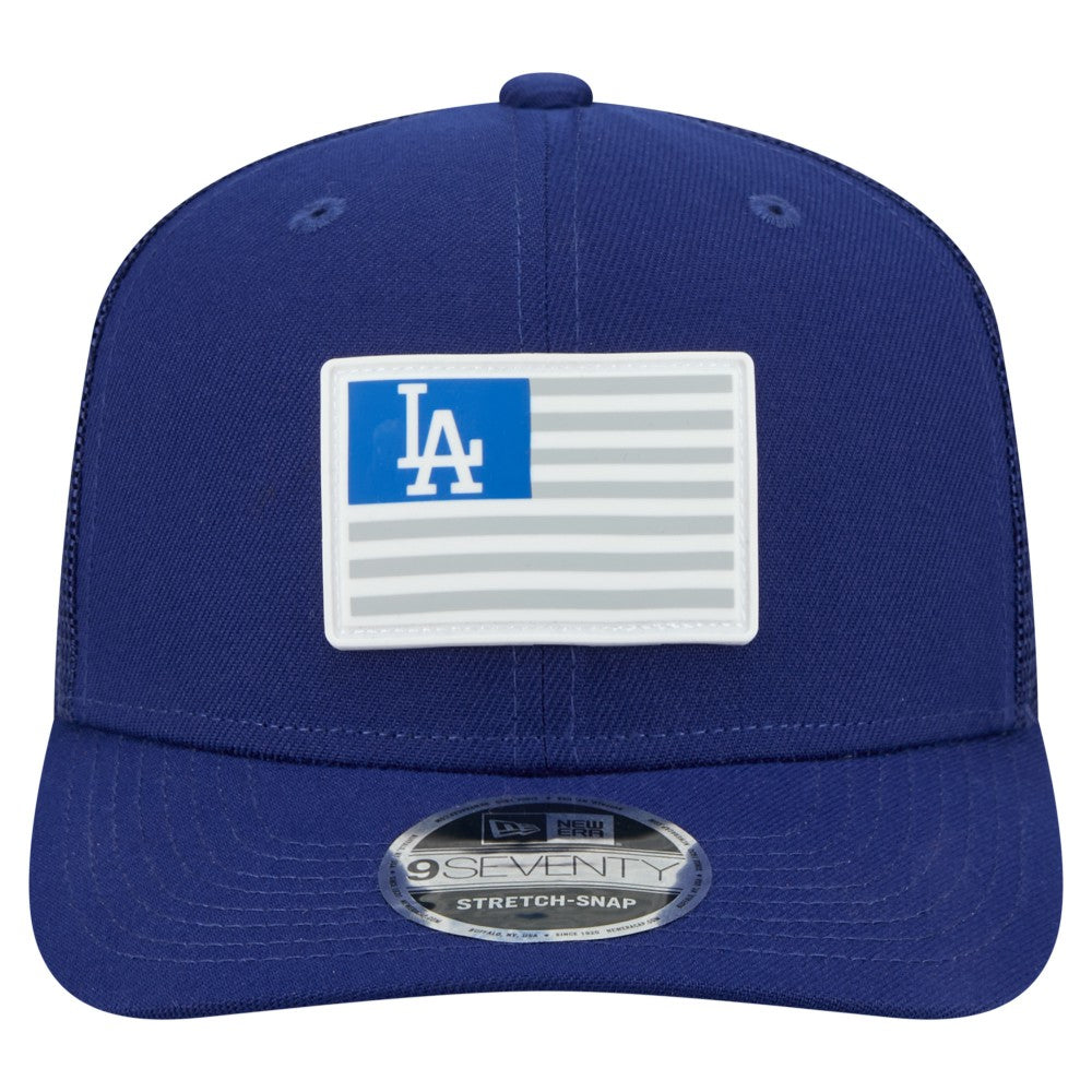 Los Angeles Dodgers New Era Flag 9SEVENTY Stretch-Snap Hat - MLB