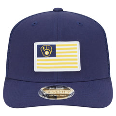 Milwaukee Brewers New Era Flag 9SEVENTY Stretch-Snap Hat - MLB