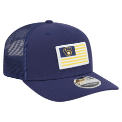 Milwaukee Brewers New Era Flag 9SEVENTY Stretch-Snap Hat - MLB