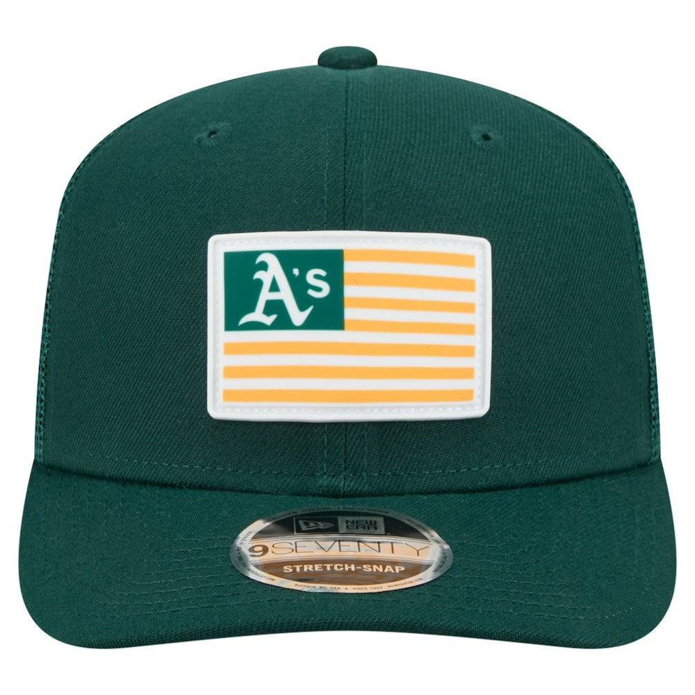 Athletics New Era Flag 9SEVENTY Stretch-Snap Hat - MLB