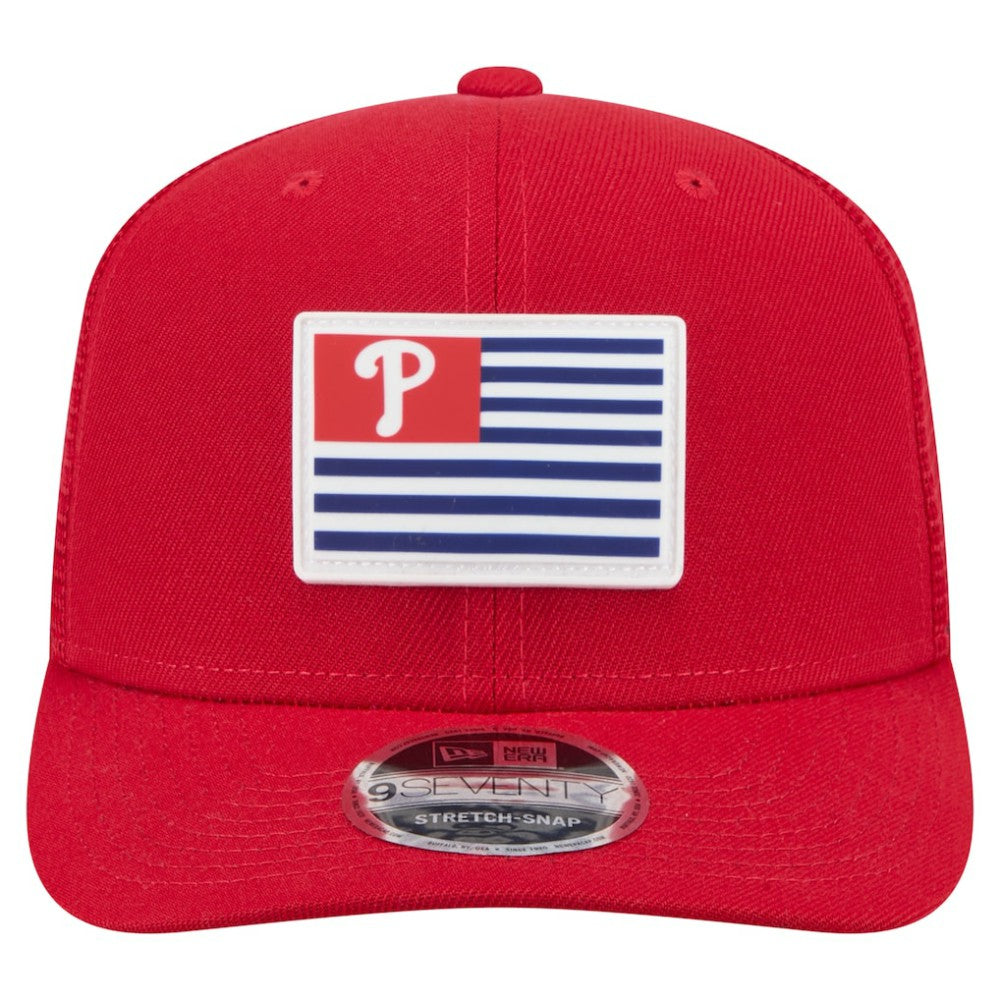 Philadelphia Phillies New Era Flag 9SEVENTY Stretch-Snap Hat - MLB