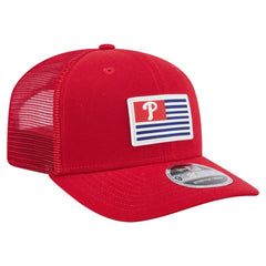 Philadelphia Phillies New Era Flag 9SEVENTY Stretch-Snap Hat - MLB
