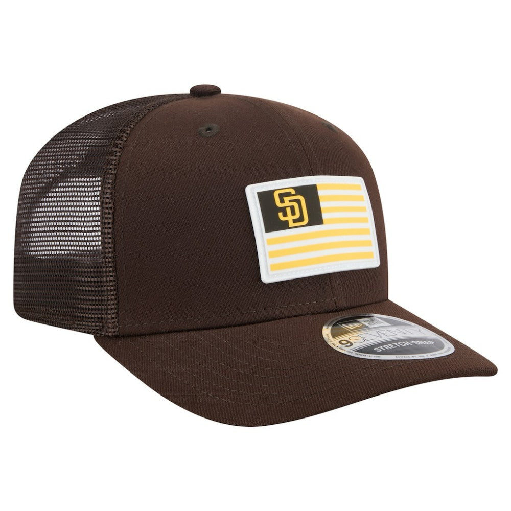 San Diego Padres New Era Flag 9SEVENTY Stretch-Snap Hat - MLB