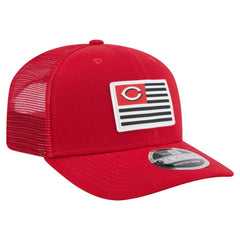 Cincinnati Reds New Era Flag 9SEVENTY Stretch-Snap Hat - MLB
