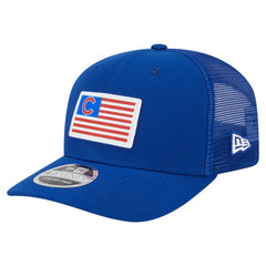 Chicago Cubs New Era Flag 9SEVENTY Stretch-Snap Hat - MLB