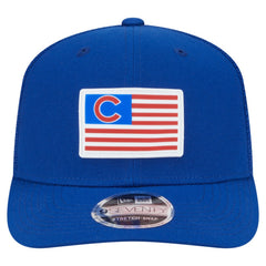 Chicago Cubs New Era Flag 9SEVENTY Stretch-Snap Hat - MLB