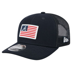 Atlanta Braves New Era Flag 9SEVENTY Stretch-Snap Hat - MLB