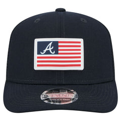 Atlanta Braves New Era Flag 9SEVENTY Stretch-Snap Hat - MLB