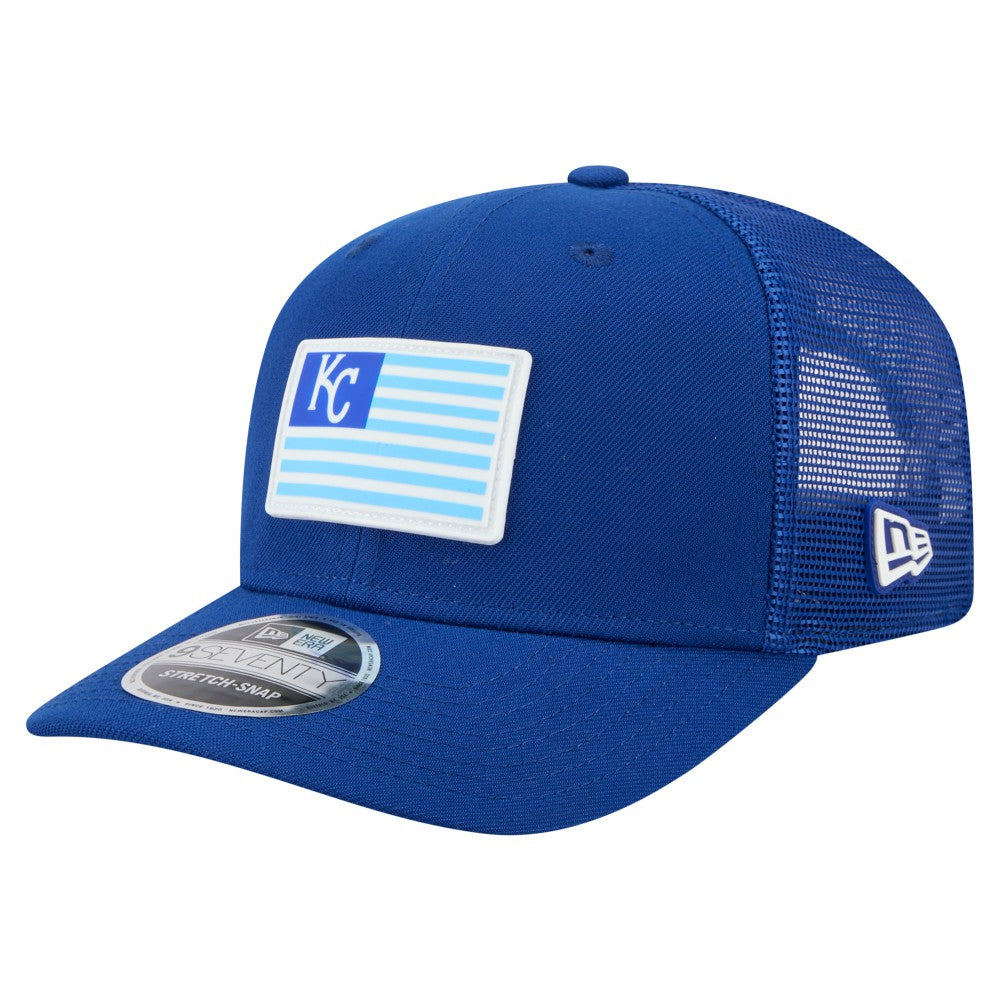 Kansas City Royals New Era Flag 9SEVENTY Stretch-Snap Hat - MLB