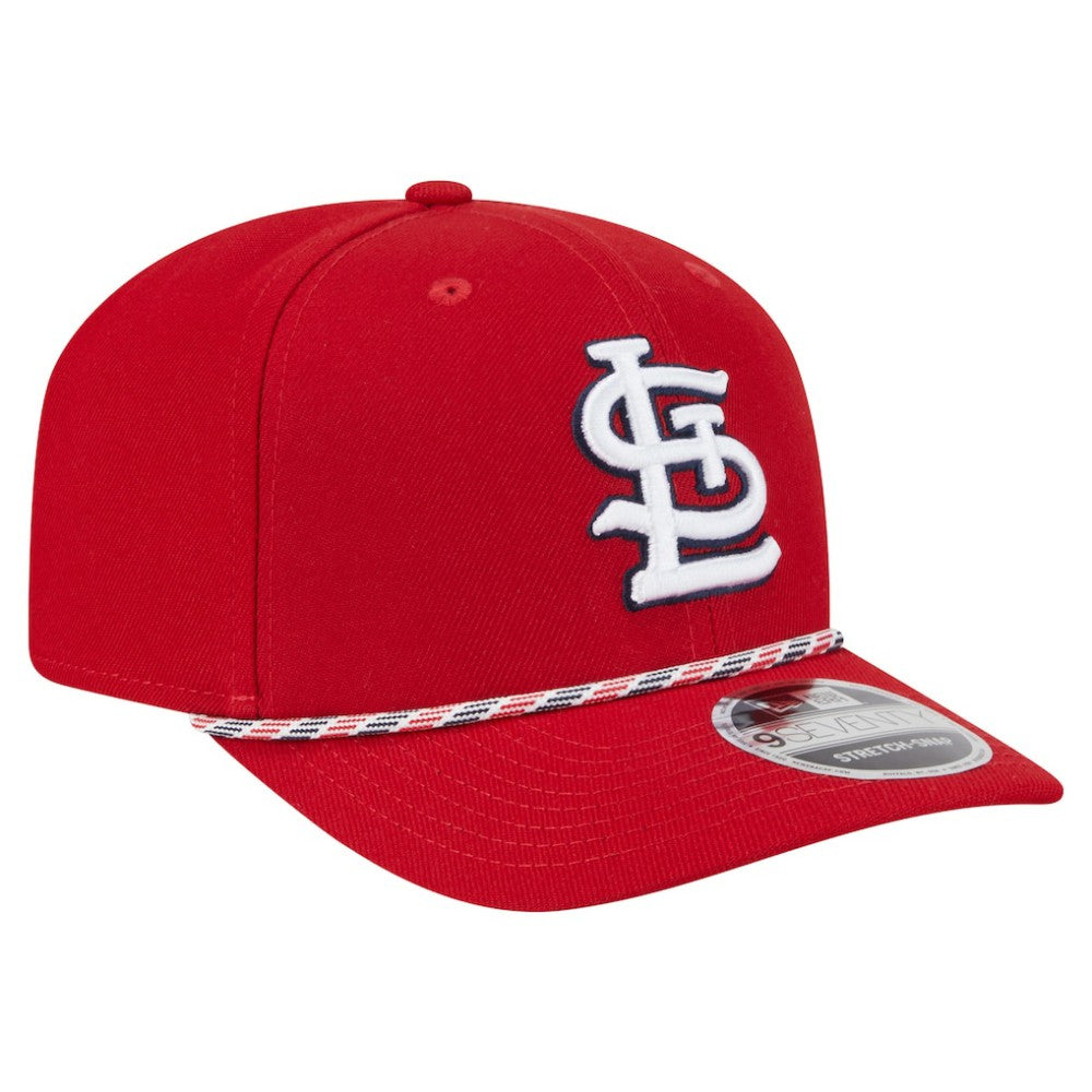 St. Louis Cardinals New Era Multi-Rope 9SEVENTY Stretch-Snap Hat - MLB