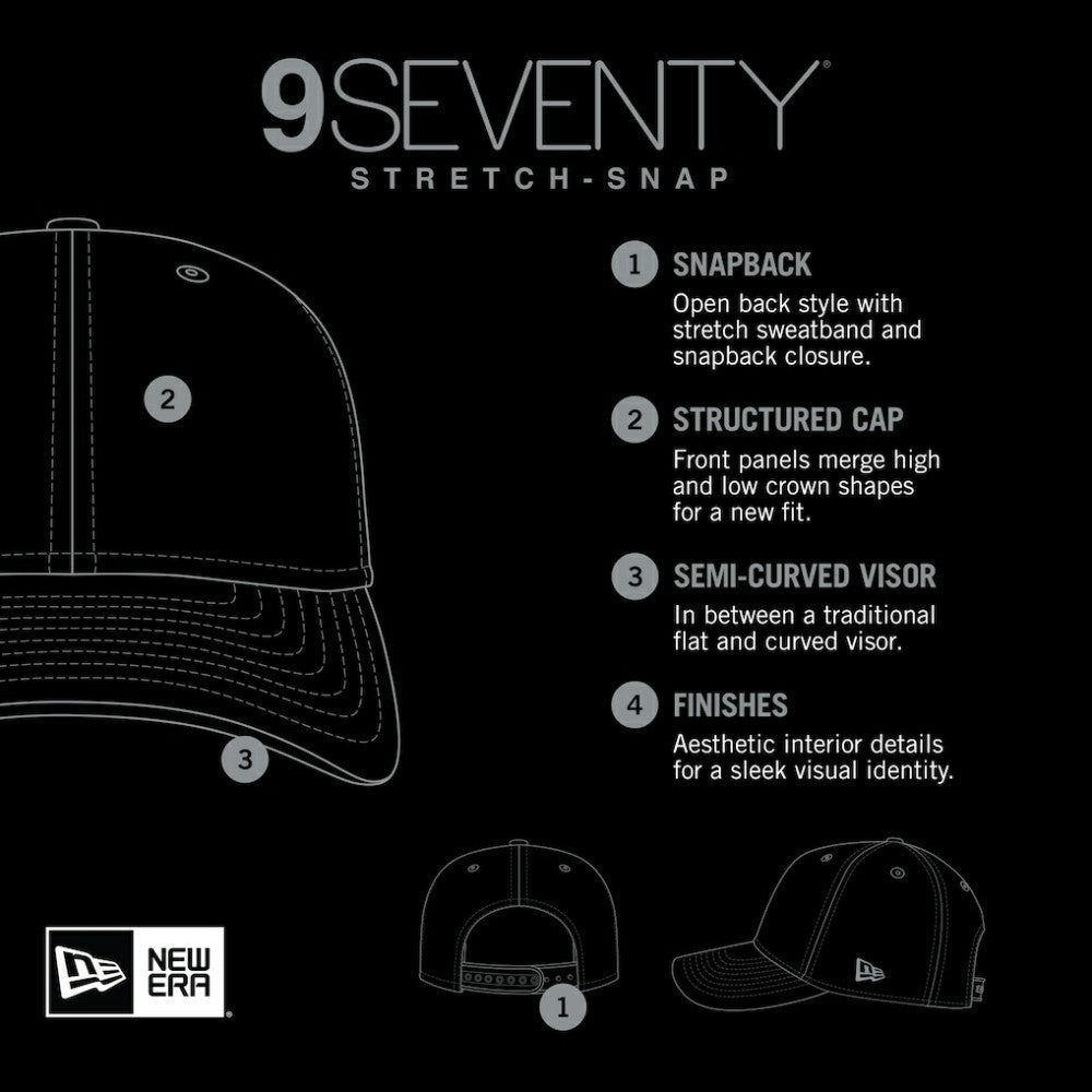 Washington Nationals New Era Circle Patch 9SEVENTY Stretch-Snap Hat - MLB