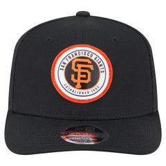 San Francisco Giants New Era Circle Patch 9SEVENTY Stretch-Snap Hat - MLB