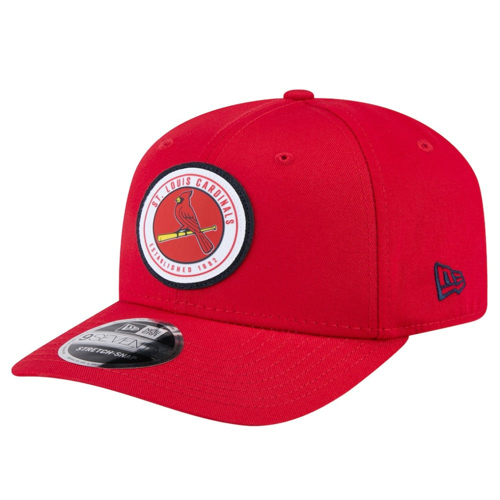 St. Louis Cardinals New Era Circle Patch 9SEVENTY Stretch-Snap Hat - MLB