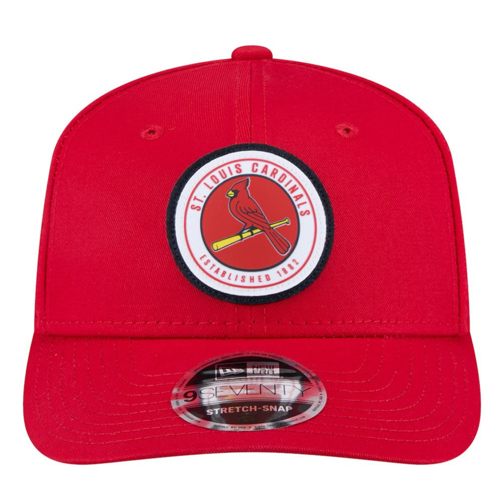 St. Louis Cardinals New Era Circle Patch 9SEVENTY Stretch-Snap Hat - MLB