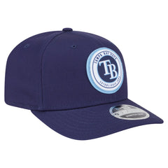 Tampa Bay Rays New Era Circle Patch 9SEVENTY Stretch-Snap Hat - MLB