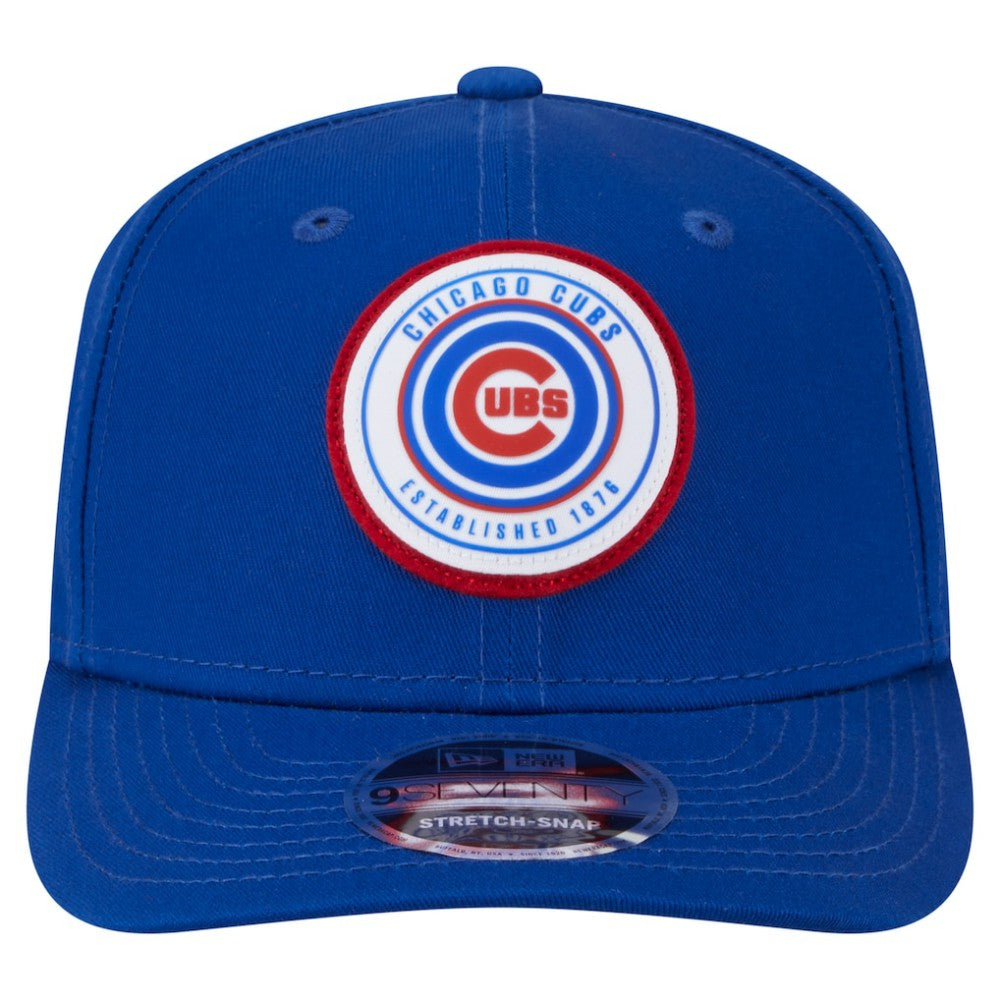 Chicago Cubs New Era Circle Patch 9SEVENTY Stretch-Snap Hat - MLB