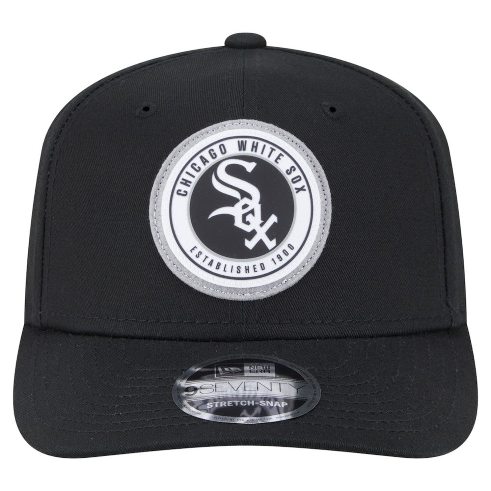 Chicago White Sox New Era Circle Patch 9SEVENTY Stretch-Snap Hat - MLB