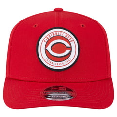 Cincinnati Reds New Era Circle Patch 9SEVENTY Stretch-Snap Hat - MLB