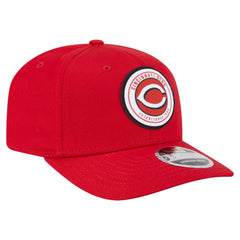 Cincinnati Reds New Era Circle Patch 9SEVENTY Stretch-Snap Hat - MLB