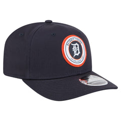 Detroit Tigers New Era Circle Patch 9SEVENTY Stretch-Snap Hat - MLB