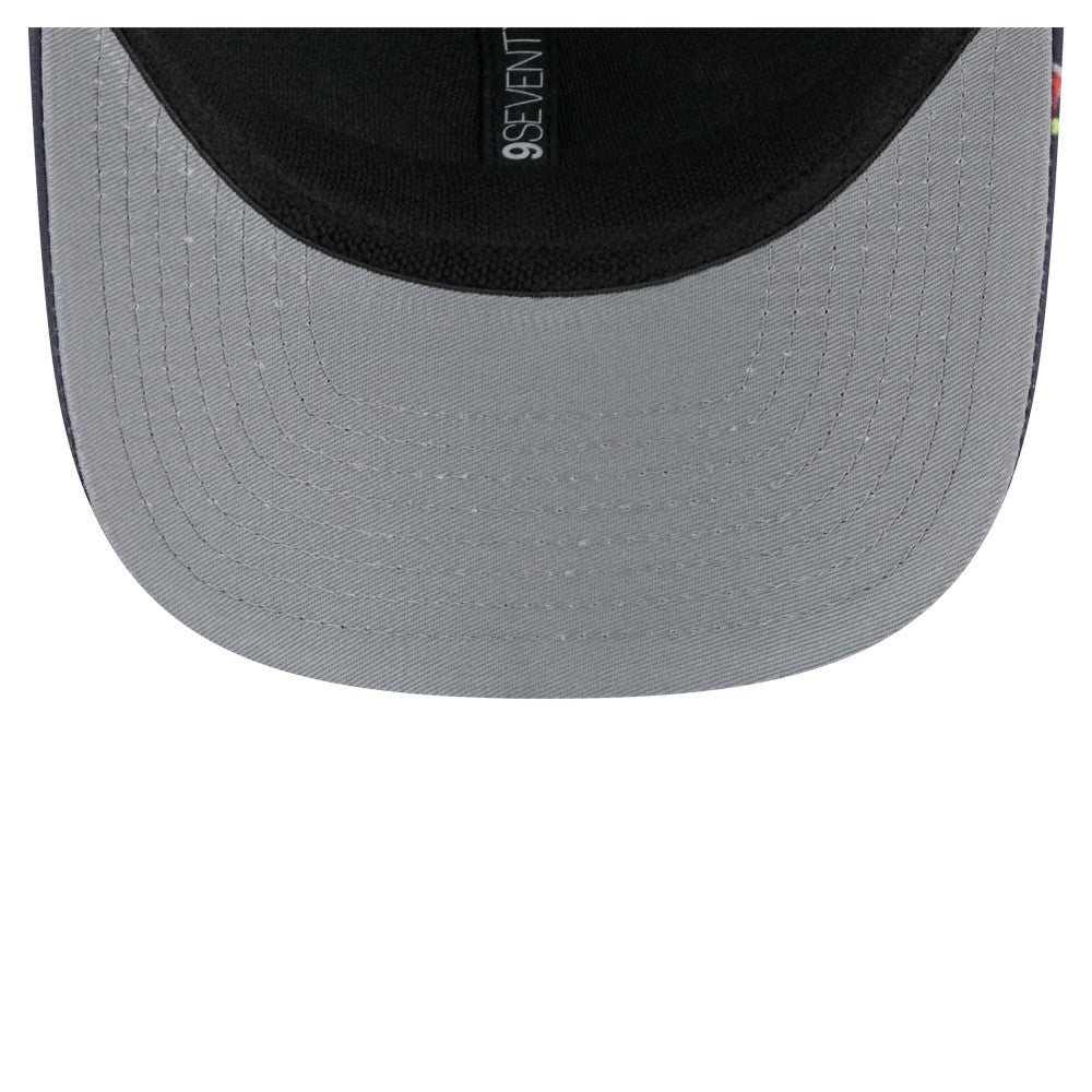 Los Angeles Angels New Era Adventure Drinks Pattern 9SEVENTY Stretch-Snap Hat - MLB