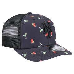 New York Mets New Era Adventure Drinks Pattern 9SEVENTY Stretch-Snap Hat - MLB