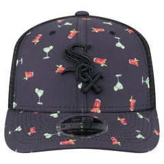 Chicago White Sox New Era Adventure Drinks Pattern 9SEVENTY Stretch-Snap Hat - MLB