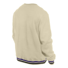 Sacramento Kings Throwback Vintage Pullover Sweatshirt White - NBA