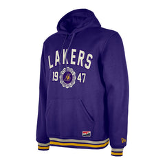 Los Angeles Lakers Throwback Vintage Pullover Hoodie Purple - NBA