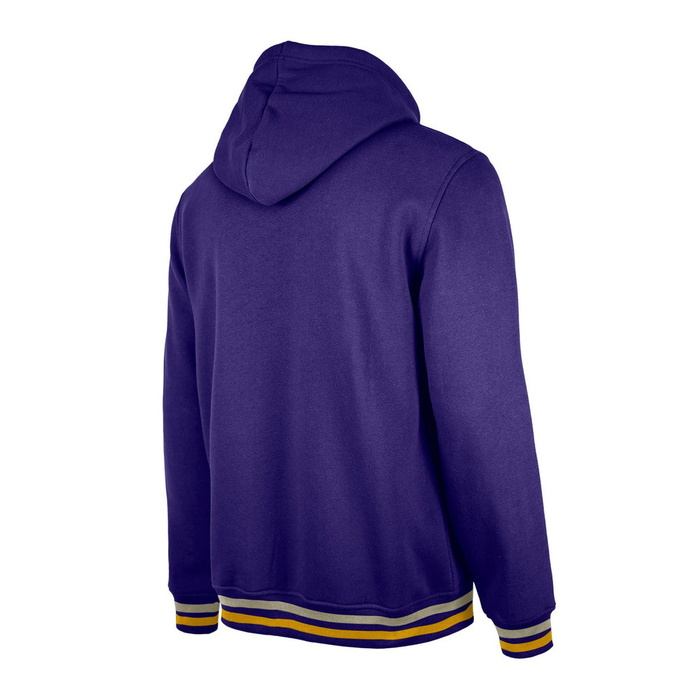 Los Angeles Lakers Throwback Vintage Pullover Hoodie Purple - NBA