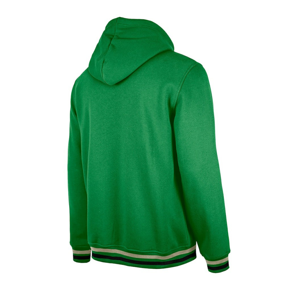 Boston Celtics Throwback Vintage Pullover Hoodie Kelly Green - NBA