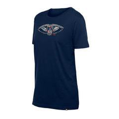 New Orleans Pelicans Women's Glam Game Flower T-Shirt Navy - NBA