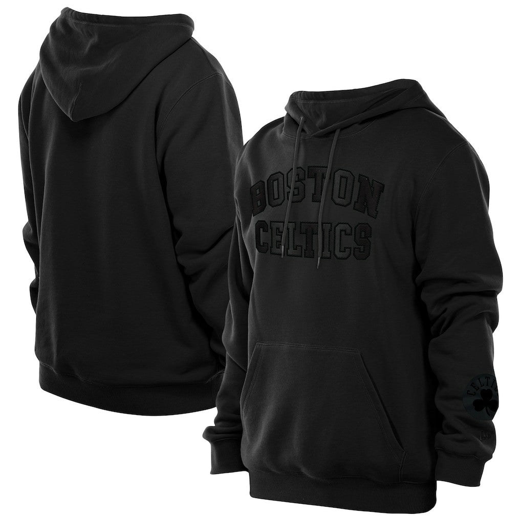 Boston Celtics Logo Select Premium Pullover Hoodie Black - NBA