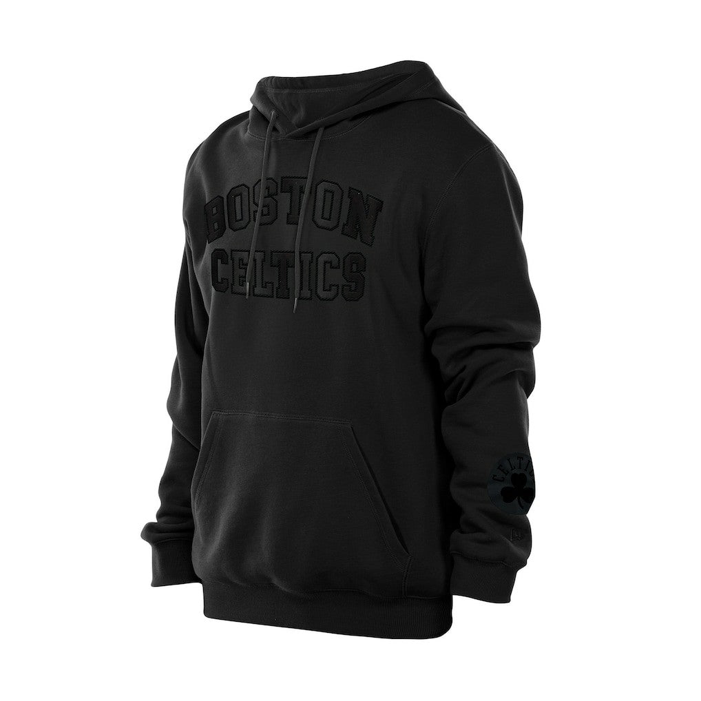 Boston Celtics Logo Select Premium Pullover Hoodie Black - NBA