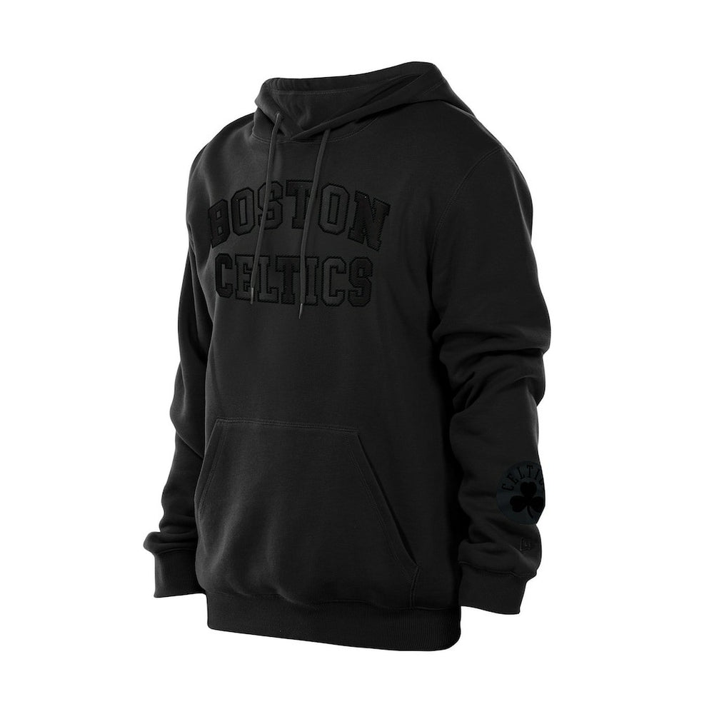 Boston Celtics Logo Select Premium Pullover Hoodie Black - NBA