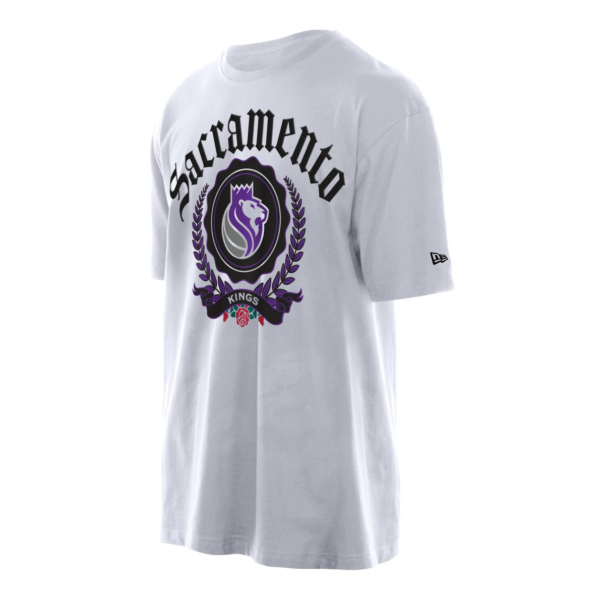 Sacramento Kings Throwback Prep Oversized T-Shirt White - NBA