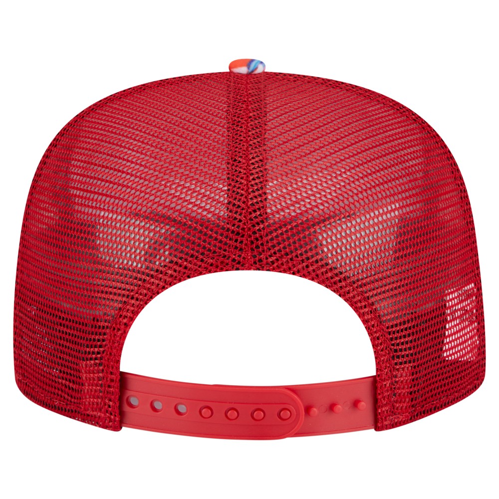 Los Angeles Angels New Era Adventure Pattern Golfer Trucker Snapback Hat - MLB