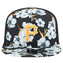 Pittsburgh Pirates New Era Adventure Pattern Golfer Trucker Snapback Hat - MLB