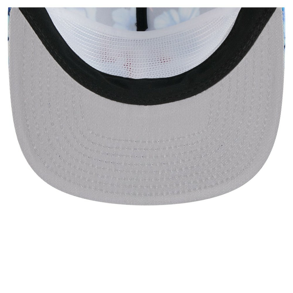 Texas Rangers New Era Adventure Pattern Golfer Trucker Snapback Hat - MLB