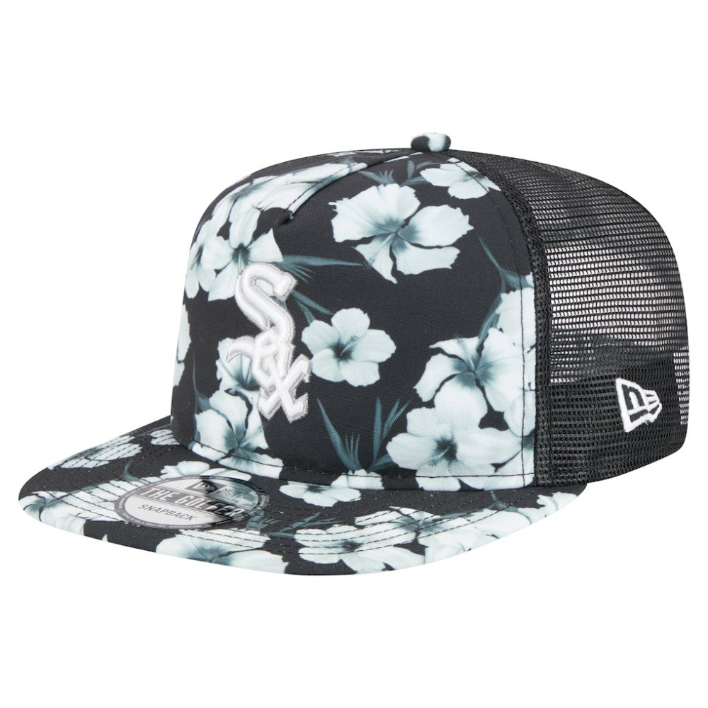Chicago White Sox New Era Adventure Pattern Golfer Trucker Snapback Hat - MLB