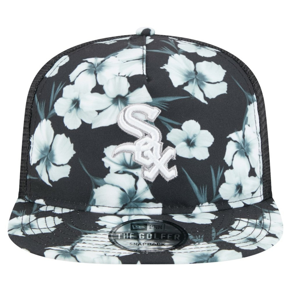 Chicago White Sox New Era Adventure Pattern Golfer Trucker Snapback Hat - MLB