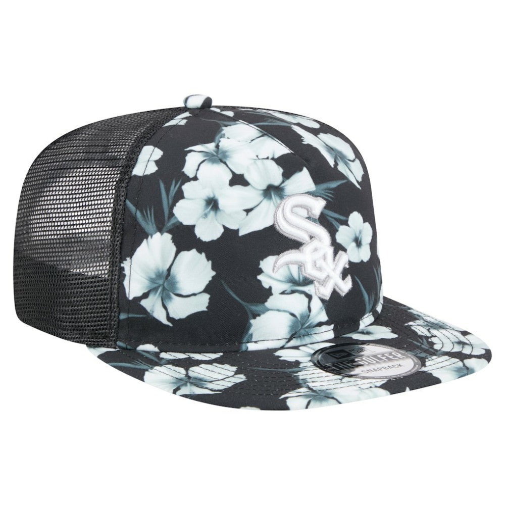 Chicago White Sox New Era Adventure Pattern Golfer Trucker Snapback Hat - MLB