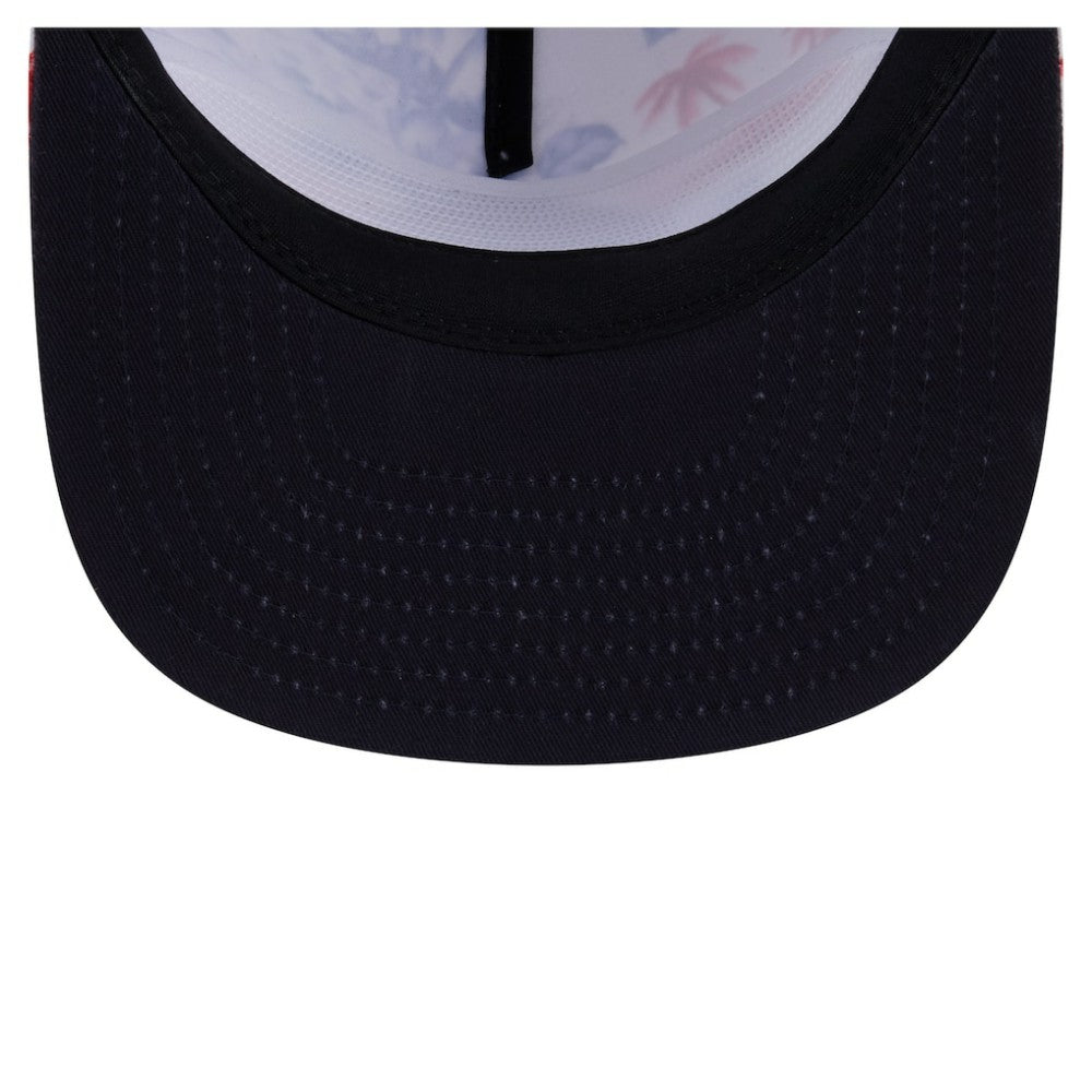 Boston Red Sox New Era Printed Island Golfer Snapback Hat - MLB
