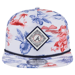 Atlanta Braves New Era Printed Island Golfer Snapback Hat - MLB