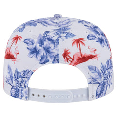 Atlanta Braves New Era Printed Island Golfer Snapback Hat - MLB