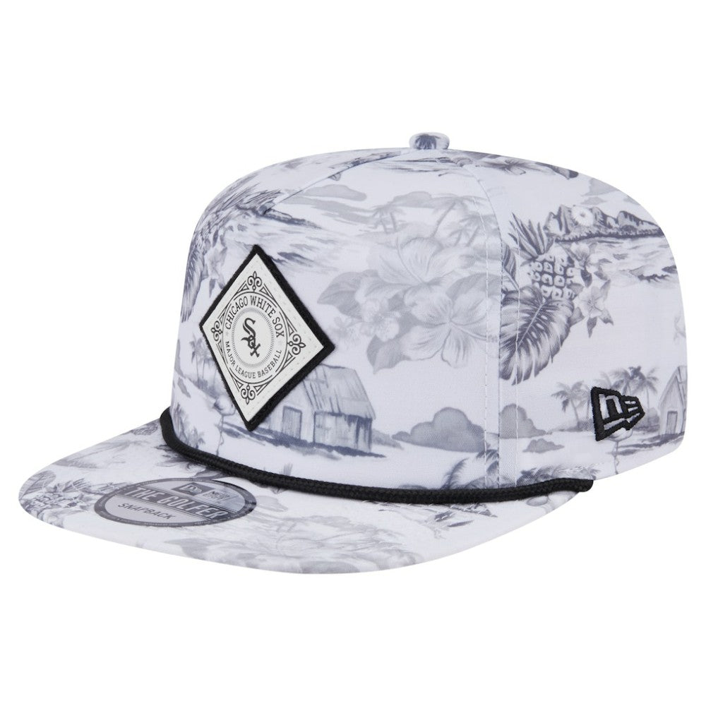 Chicago White Sox New Era Printed Island Golfer Snapback Hat - MLB
