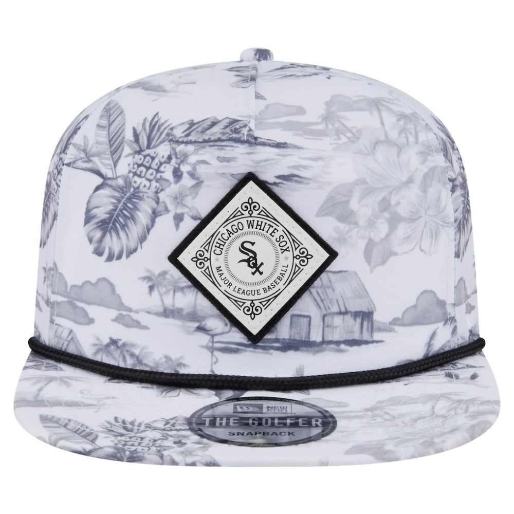 Chicago White Sox New Era Printed Island Golfer Snapback Hat - MLB