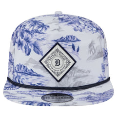Detroit Tigers New Era Printed Island Golfer Snapback Hat - MLB