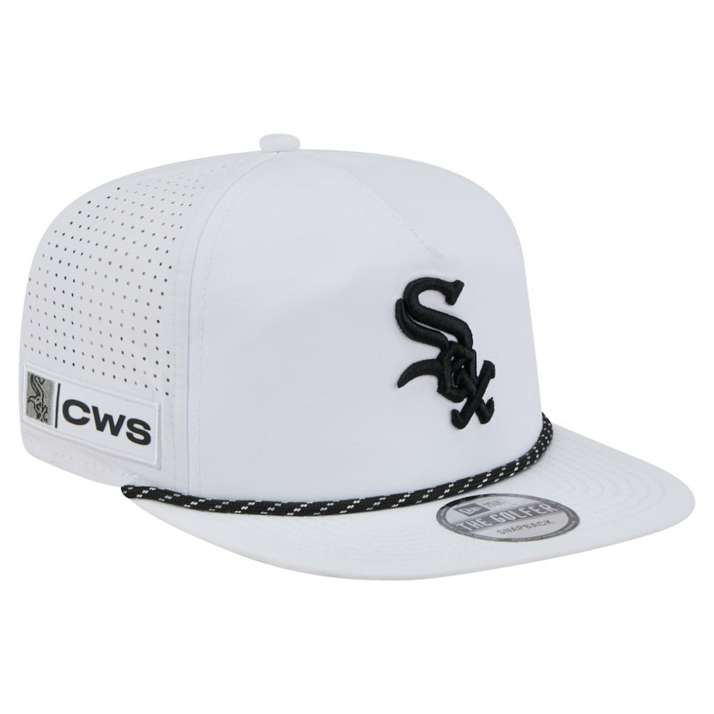 Chicago White Sox New Era Perforated Golfer Snapback Hat - MLB