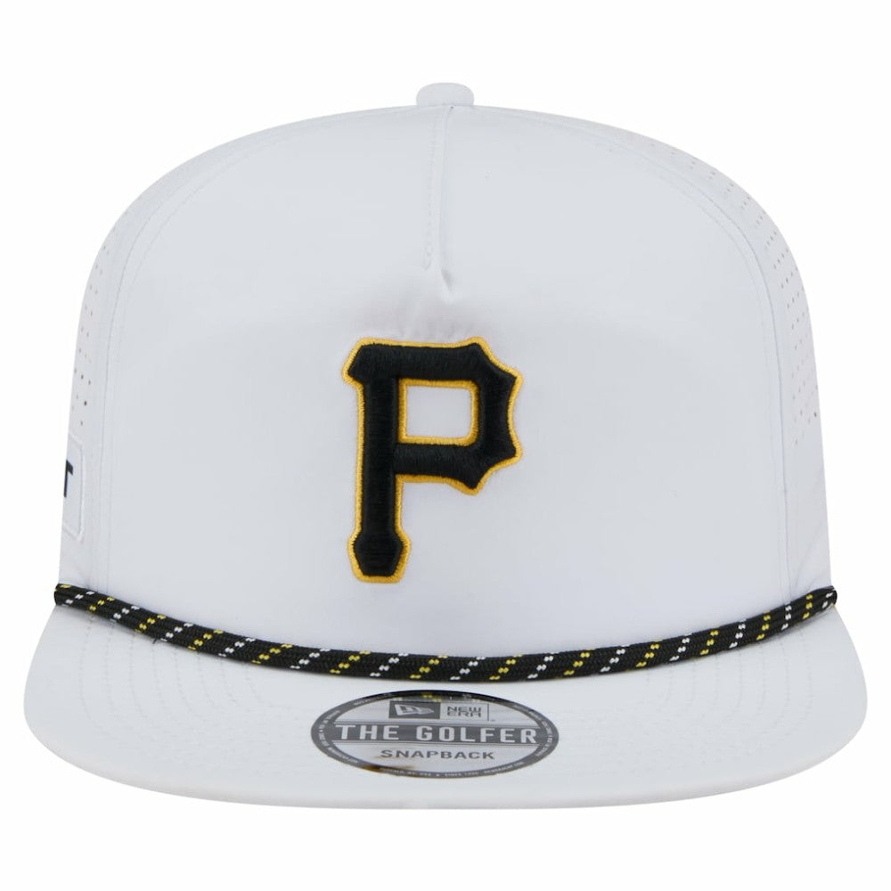 Pittsburgh Pirates New Era Perforated Golfer Snapback Hat - MLB